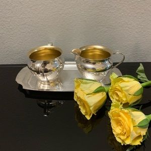 Silver Coffee accessories (sugar and milk)